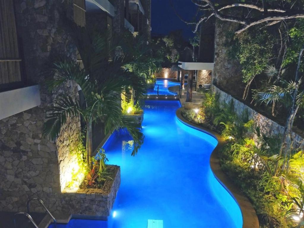 Luxury Aldea Zama 2Bed - 2Bat Apartment Private Terrace & Swim Up トゥルム エクステリア 写真